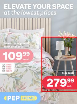 PEP Home : Elevate Your Space At The Lowest Prices (26 July - 29 August 2024), page 1