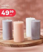 Large Pillar Candles-Each