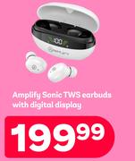 Amplify Sonic TWS Earbuds With Digital Display