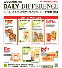 Woolworths Gauteng, Northern Cape, Limpopo, Mpumalanga, Free State & North West : Daily Difference (25 May - 07 June 2026)