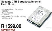 Seagate 3TB Barracuda Internal Hard Drive