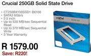 Crucial 250GB Solid State Drive