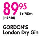 Gordon's London Dry Gin-750ml