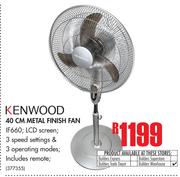 Ken Wood 40cm Metal Finish Fan