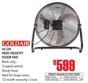 Goldair 45cm High Velocity Floor Fan