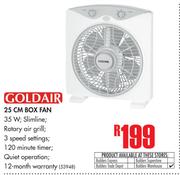 Goldair 25cm Box Fan