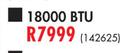 Goldair 18000 BTU Split Unit Air Conditioner