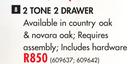 2 Tone 2 Drawer