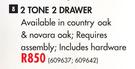 2 Tone 2 Drawer