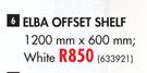 Elba Offset Shelf (1200mm x 600mm)