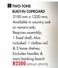 Two-Tone Built-In Cupboard