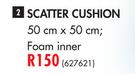 Scatter Cushion (50cm x 50cm)