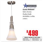 Bright Star Glass Pendant