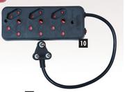 Power Worx 6 Way Multiplug (3 x 16A / 3 x 5A)