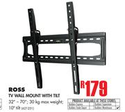 Ross TV Wall Mount With Tilt