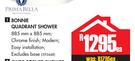 Prima Bonnie Quadrant Shower-Each