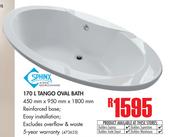 Sphinx 170Ltr Tango Oval Bath