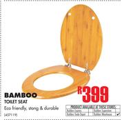 Bamboo Toilet Seat