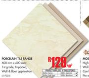Porcelain Tile Range-Per Sqm