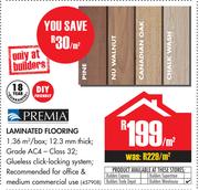 Premia Laminated Flooring-Per Meter Square