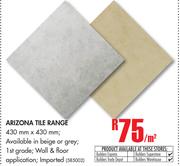 Arizona Tile Range-Per Meter Square