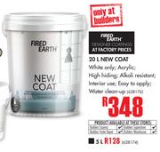 Fired Earth New Coat-5Ltr