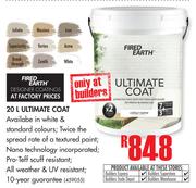 Fired Earth Ultimate Coat-20Ltr