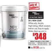 Fired Earth New Coat-5Ltr