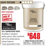 Fired Earth Sandstone Paint-20Ltr