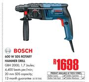 Bosch 600W SDS Rotary Hammer Drill