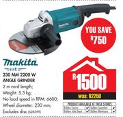 Makita 230mm 2200W Angle Grinder