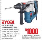Ryobi 850W SDS Plus Rotary Hammer Drill