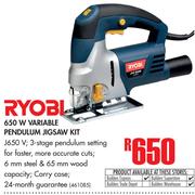 Ryobi 650W Variable Pendulum Jigsaw Kit