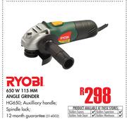 Ryobi 650W 115mm Angle Grinder