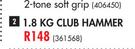 Grip 1.8kg Club Hammer