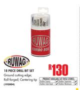 Ruwag 18 Piece Drill Bit Set