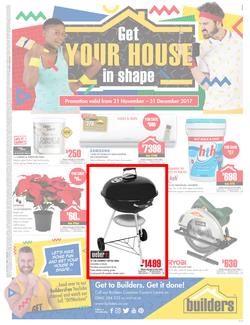 Builders Inland : Get your house in shape (21 Nov - 31 Dec 2017), page 1
