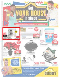 Builders Inland : Get your house in shape (21 Nov - 31 Dec 2017), page 1