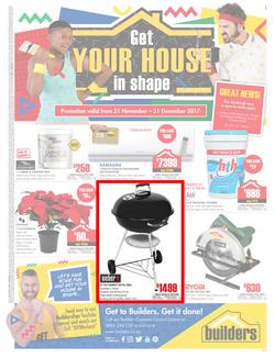 Builders KZN : Get your house in shape (21 Nov - 31 Dec 2017), page 1