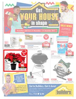 Builders KZN : Get your house in shape (21 Nov - 31 Dec 2017), page 1