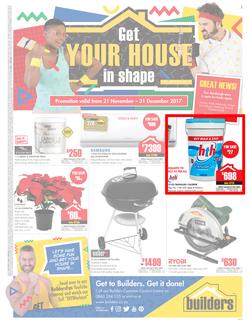 Builders KZN : Get your house in shape (21 Nov - 31 Dec 2017), page 1