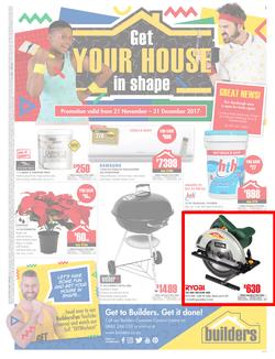 Builders KZN : Get your house in shape (21 Nov - 31 Dec 2017), page 1