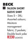Beck Talson Short Sleeve Shirt