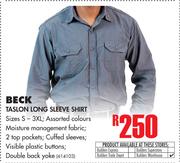 Beck Taslon Long Sleeve Shirt