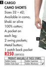 Cargo Camo Shorts