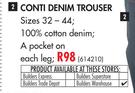 Conti Conti Denim Trouser