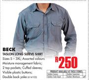 Beck Taslon Long Sleeve Shirt