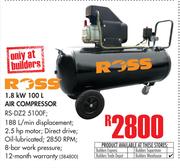 Ross 1.8Kw 100Ltr Air Compressor