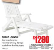 Zaffiro Lounger