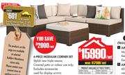 6 piece Modular Corner Set-Per Set
